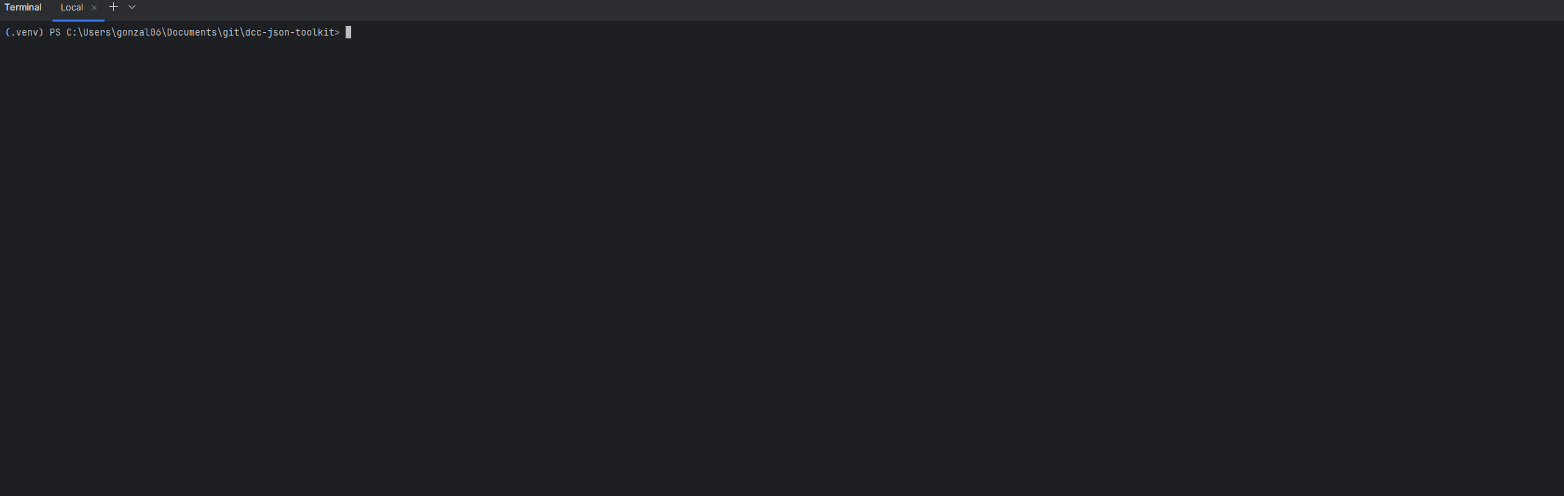 GIF displaying a simple use of the dcc-validate entry point